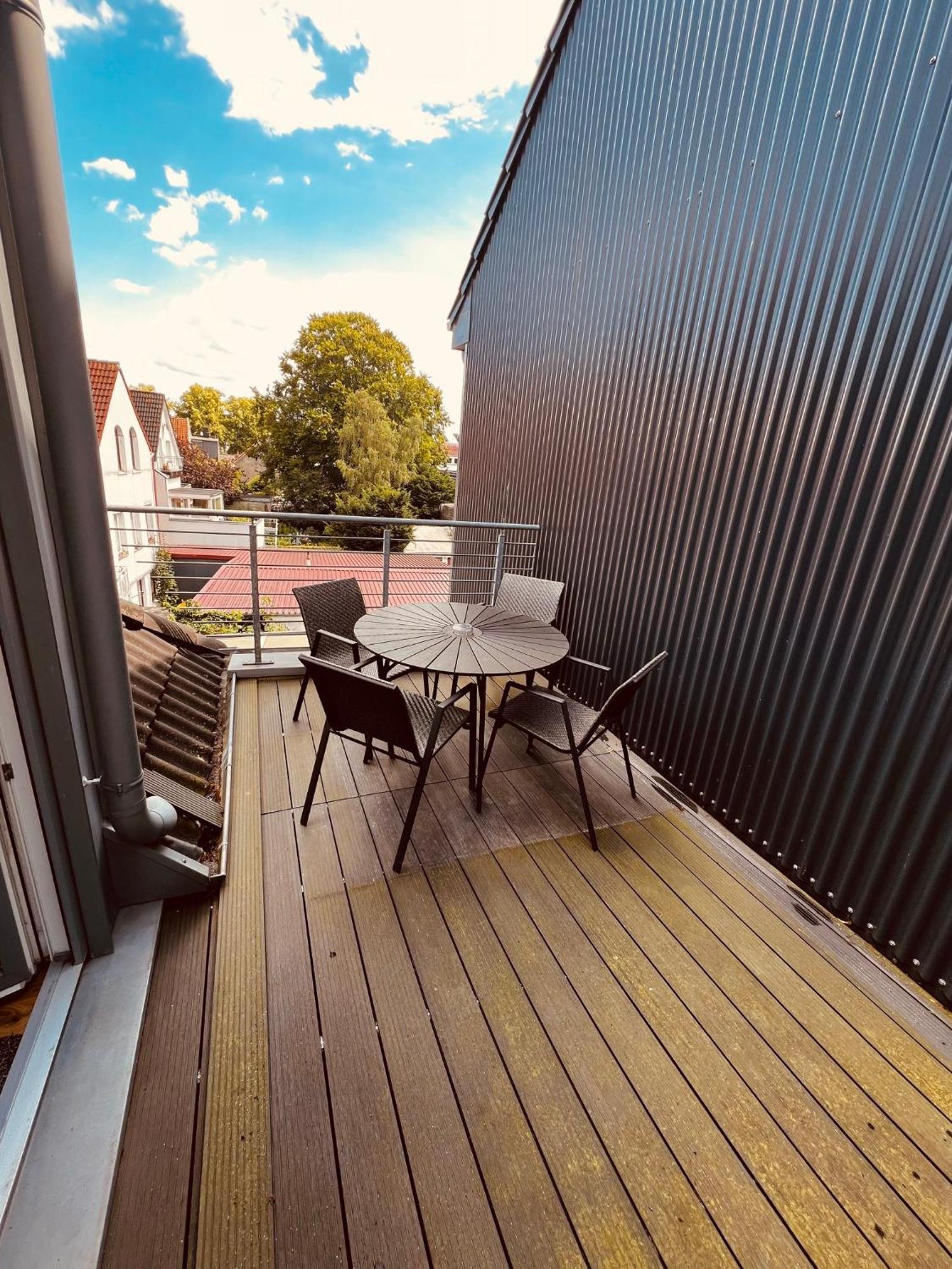 Ferienwohnung Seeloft Emden Exteriör bild